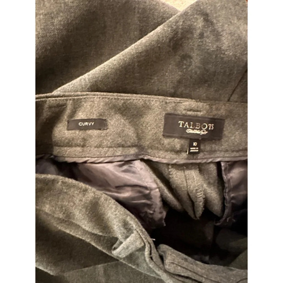 Talbots Gray Pants Women's Size 10 - Picture 3 of 4